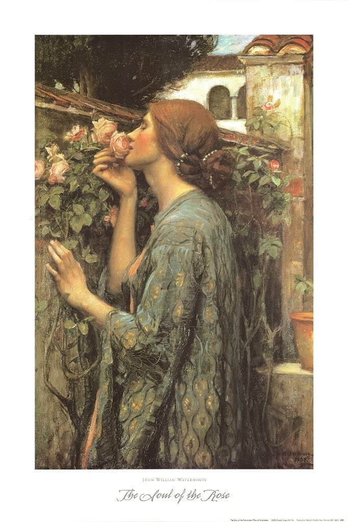 VON LILIENFELD parasol John W. Waterhouse my sweet rose automatyczne otwieranie parasol artystyczny stabilny wiatroodporny