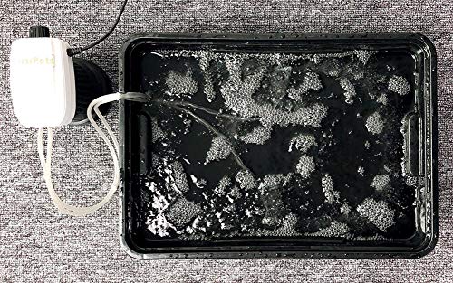 Image of HORTIPOTS Clone Machine 35 Site Combo Oxygen-Rich Air Pump Bubbler and Extra Pack 72 of Clone Collars 1.625 inch