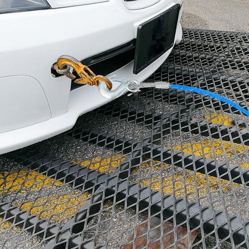 Corde de traction d'urgence 4 mètres 7 tonnes avec crochets acier