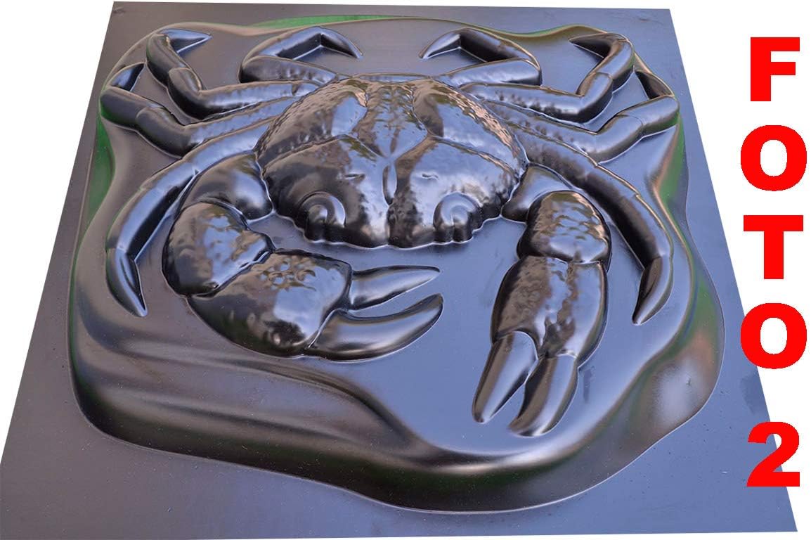 Concrete Mold Crab Decorative Stone Casting Decor Sold 1pc Mold ABC Plastic A01