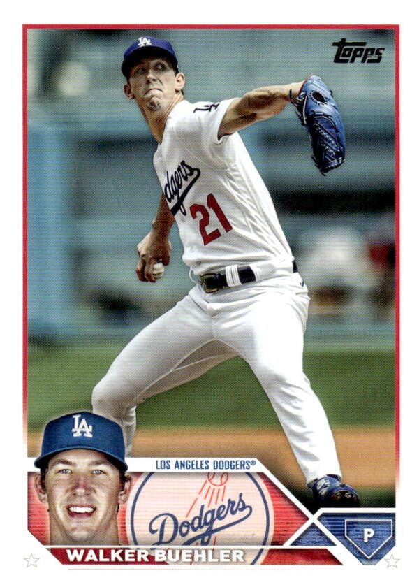 Amazon.com: 2023 Topps #391 Walker Buehler Los Angeles Dodgers MLB