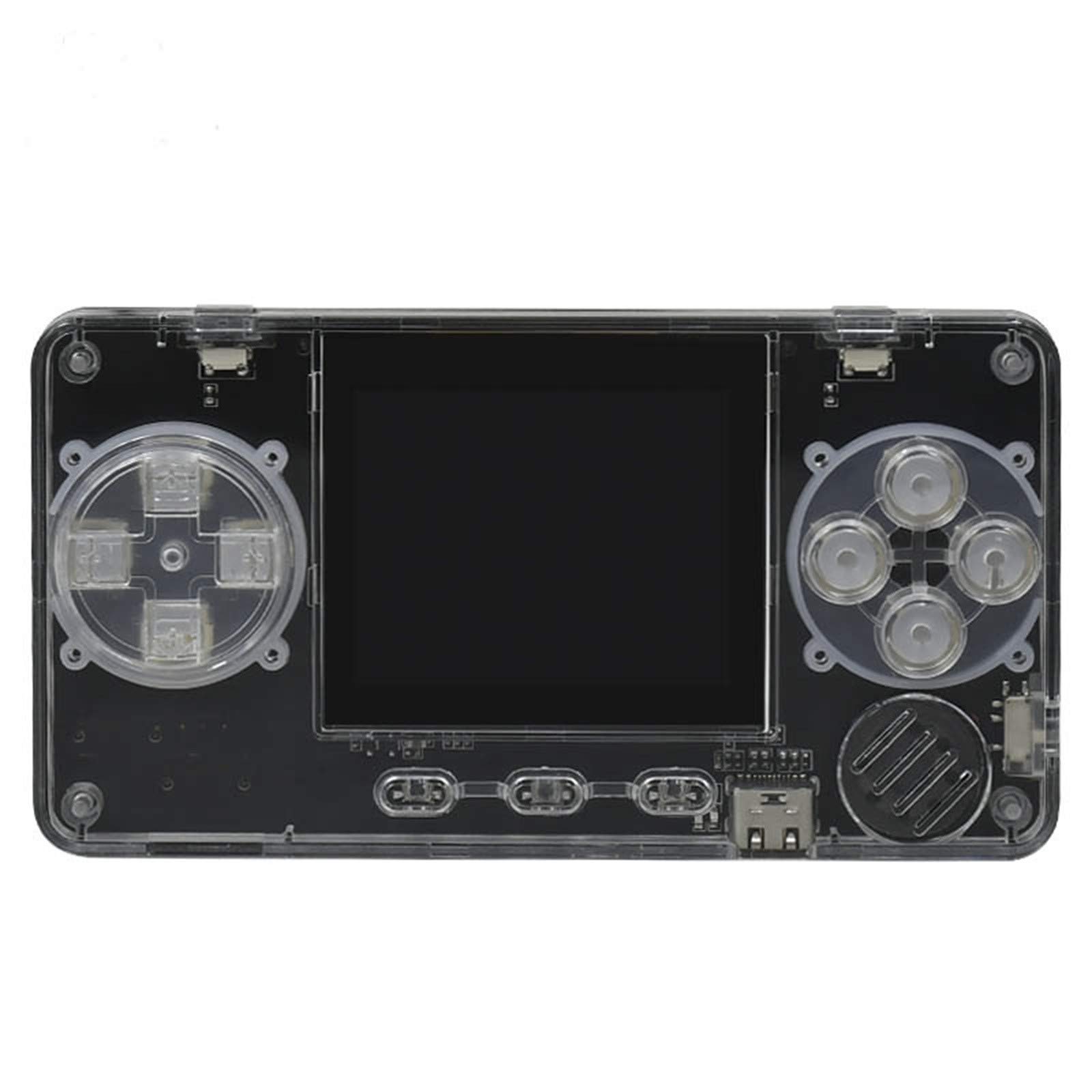 A66 Console di gioco, piattaforma di gioco indipendente Trim-UI, schermo da 2 pollici, risoluzione 320 x 240, 4000 giochi classici integrati, processore: ARM628, supporta più di 10 tipi di simulatori.