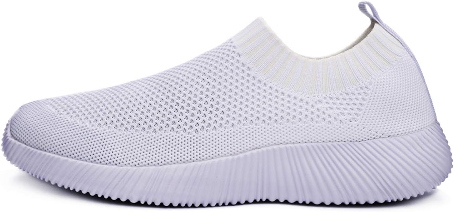 WILLFUN Women’s Mesh Walking Shoes-Slip On Breathable Sock Sneakers Lady's Flexible Lightweight Casual Athletic Easy Shoes - Image 3