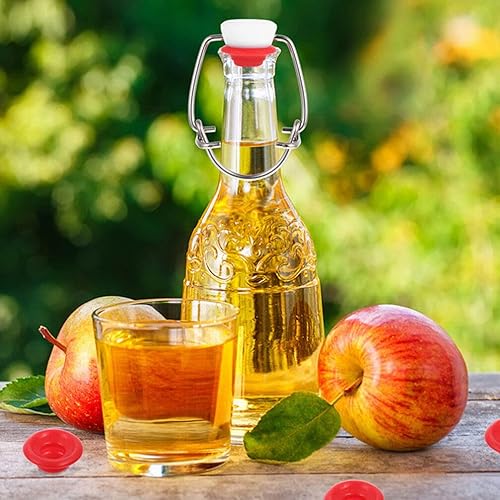 Miniatura 5 de UPKOCH 24 juntas de botella de cerveza, arandelas superiores oscilantes, sellos a prueba de fugas, botellas abatibles, juntas de repuesto en forma