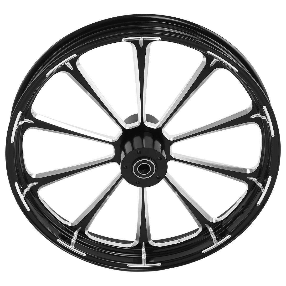 Amazon | TCMT 21インチ×3.5インチ 前輪リムハブ デュアルディスク 