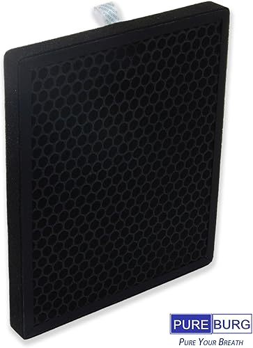 Miniatura 4 de PUREBUR Filtros de repuesto compatibles con purificador de aire HIMOX M11, paquete de 2 unidades H13 True HEPA de carbón activado de filtración de 3