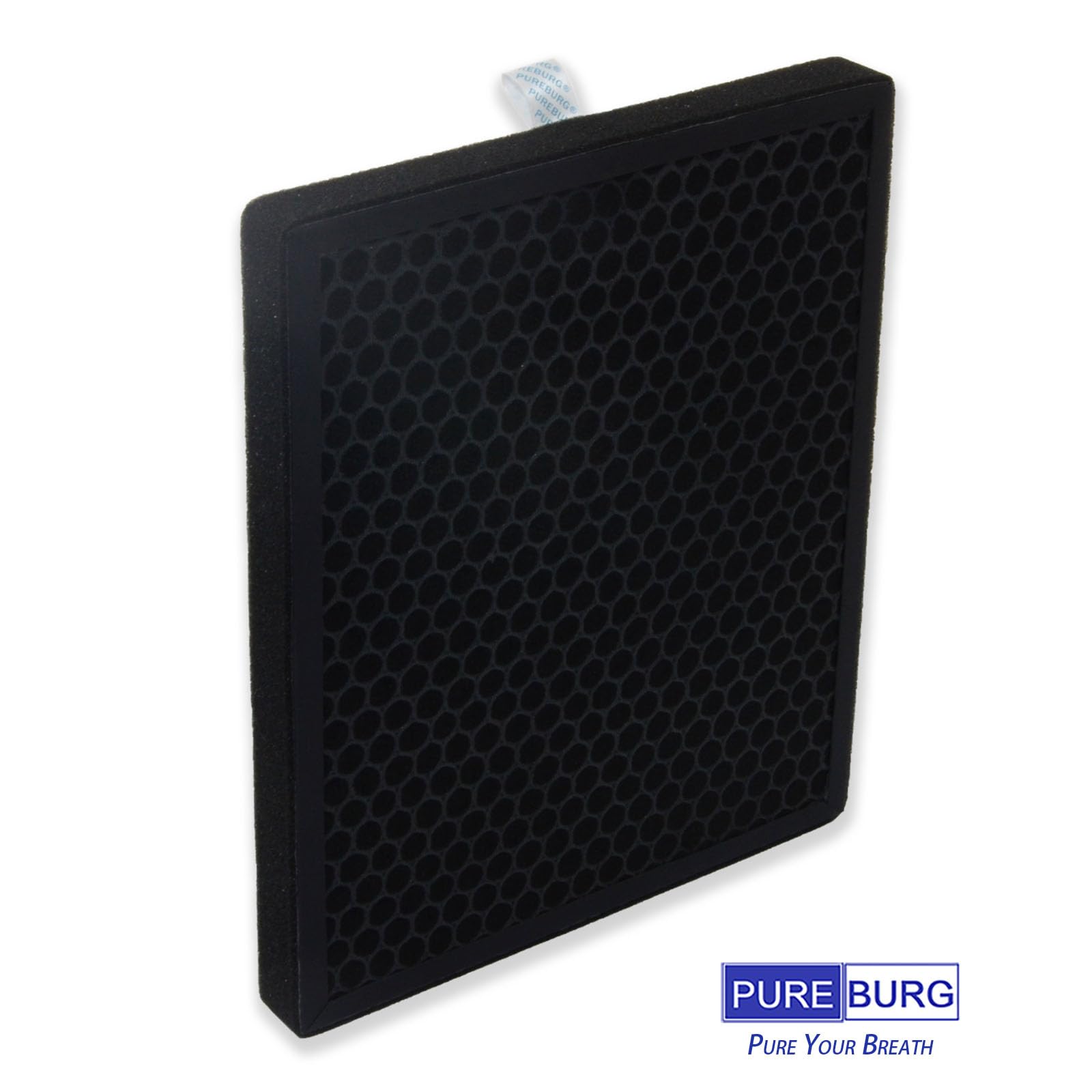 PUREBURG Paquete de 2 filtros HEPA H13 de repuesto de filtración de 3 etapas compatibles con purificador de aire HIMOX M11, HIMOX-M11