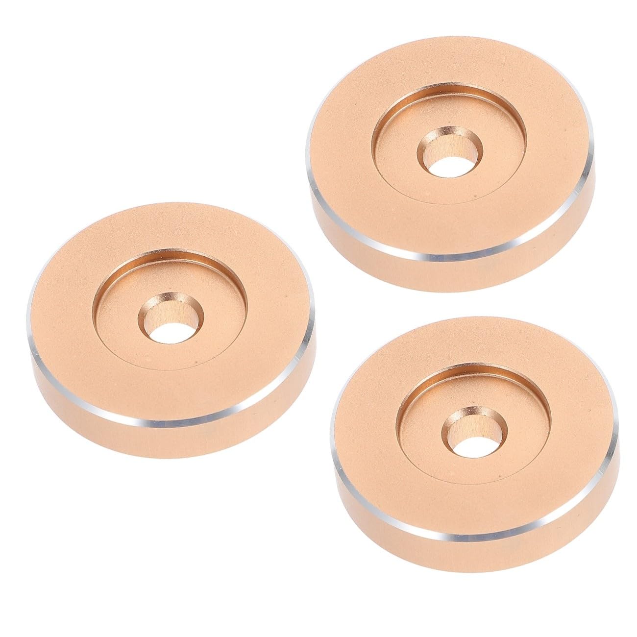 ARTIBETTER Adattatore Per Giradischi in Vinile Da 45 Pollici 3 Pezzi in Alluminio Design Leggero Per Migliorare Il Suono