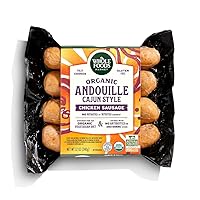 Vista 1 de Whole Foods Market, Salchicha de pollo Andouille Organic Step 3, 12 onzas