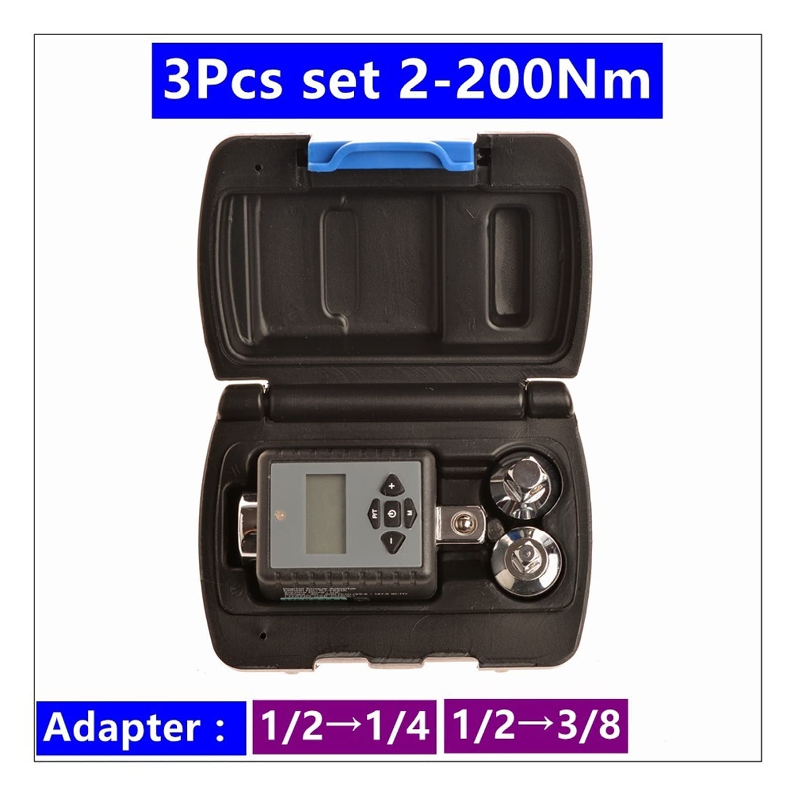 Klucze dynamometryczne Digital Torque Klucz Torque Digital Meter Meter Digital Moment Table Klucz do napraw samochodowych, rowerowych i ogólnych (Size : 17-340NM 3)