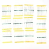 12 Values Inductor, DIP 1/4W Color Ring Choke Inductors Assorted Kit, 1UH 10UH 22UH 33UH 47UH 100UH 150UH 220UH 330UH 470UH 560UH 1MH(Total 120pcs/Each 10)