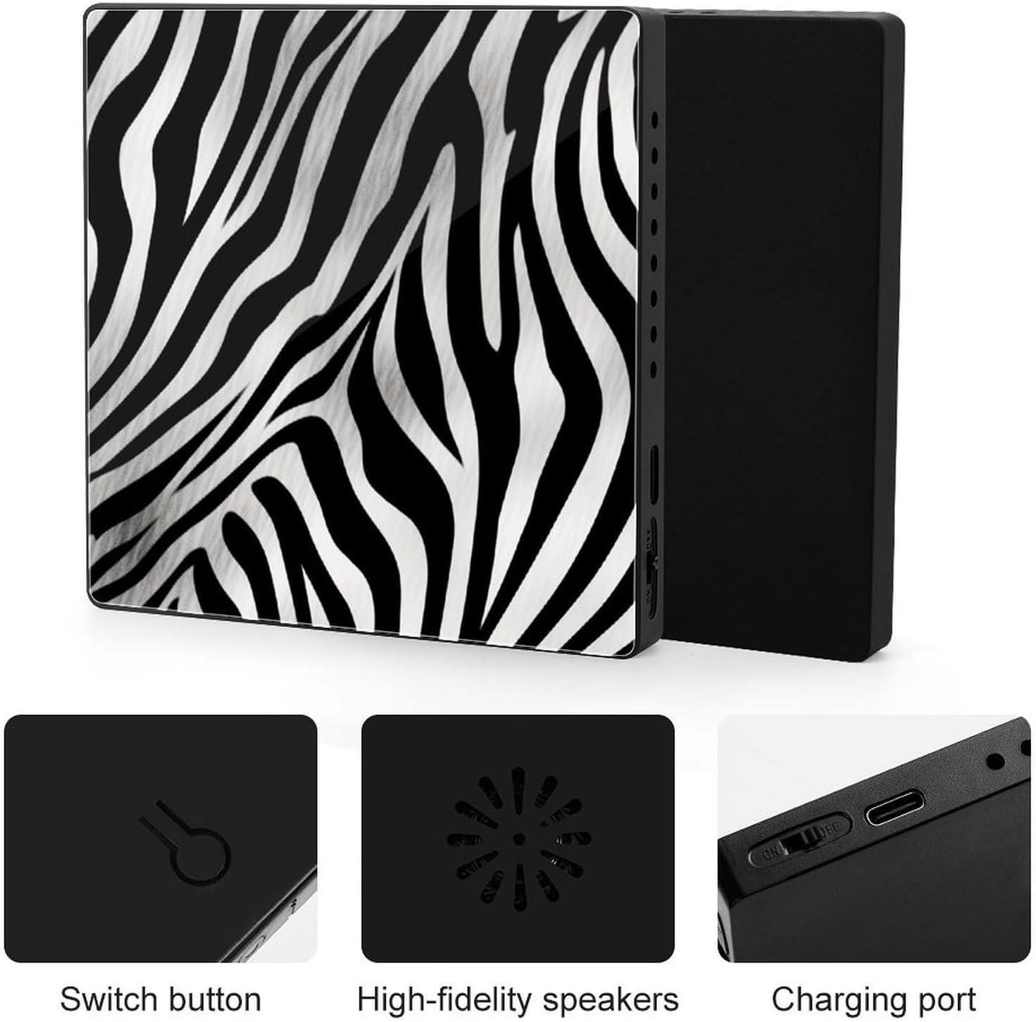 Music Fridge Magnet, Acrylic Magnetic Bluetooth Speaker MP3 Player image 4
