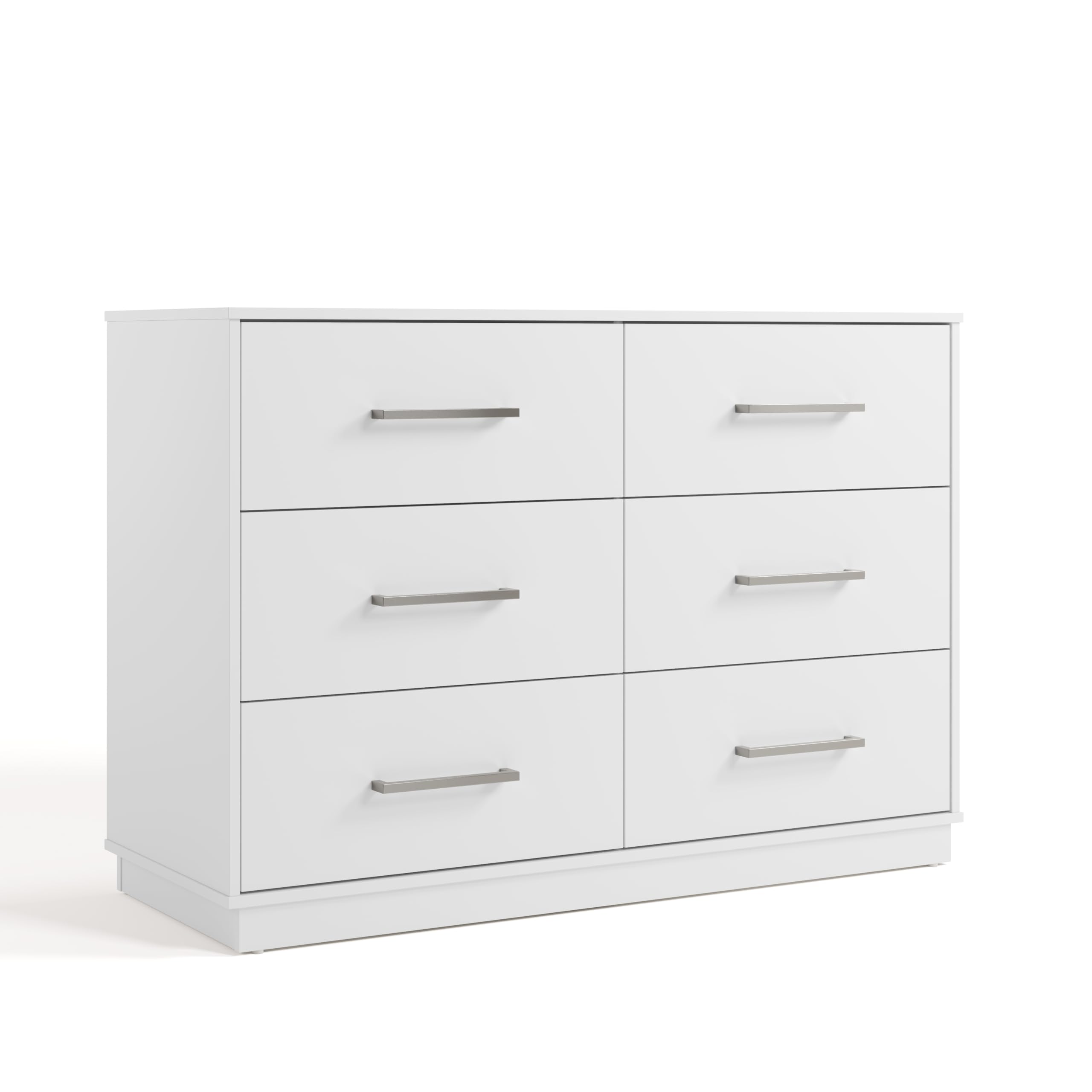 Graco Essentials 6 Drawer Bedroom Dresser (White) – GREENGUARD Gold Certified Dresser for Kids Bedroom, Kids Dresser with Interlocking Drawer System,