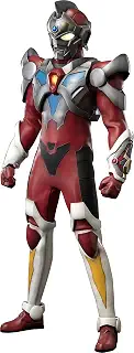 threezero 電光超人グリッドマン フィグゼロ 電光超人グリッドマン（特撮カラー版） ABS&PVC&POM製塗装済み可動フィギュア（衣装には布を使用） ノンスケール 全高約300mm 両目および胸部にLED発光機能搭載 電池別売り（要AG13電池×4）