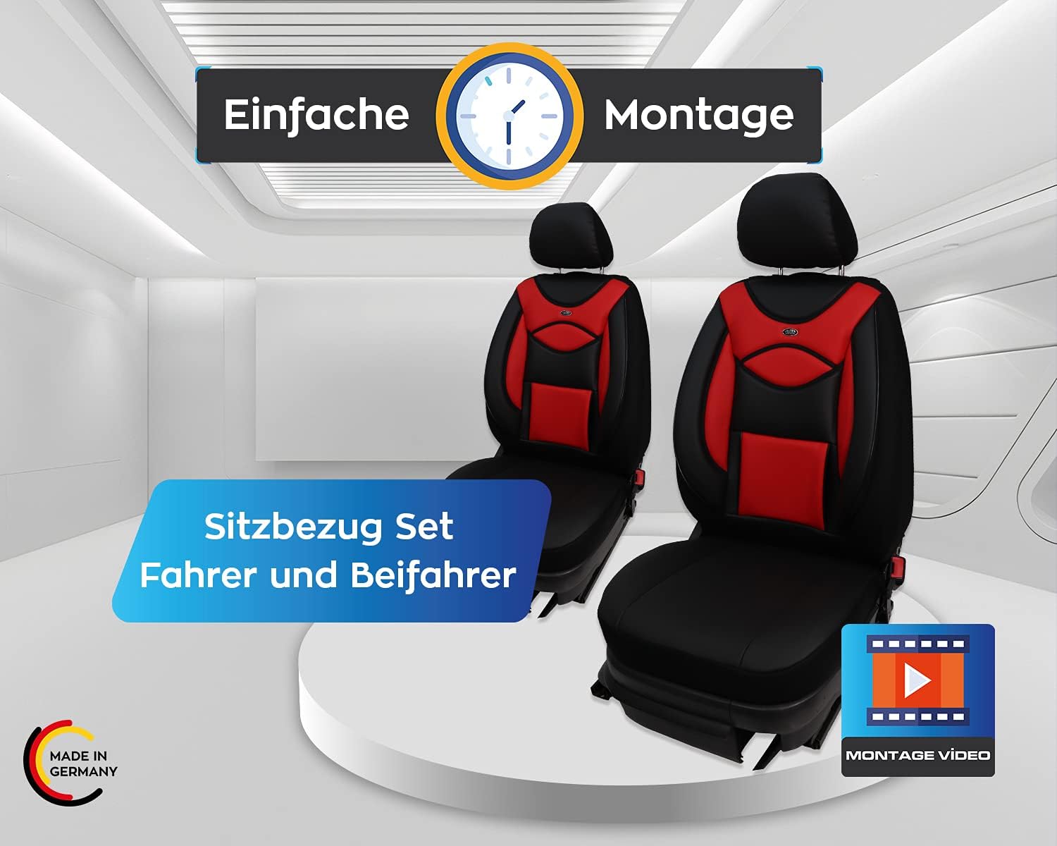 BREMER SITZBEZÜGE Protective Covers for Ford Tourneo Transit Custom D102