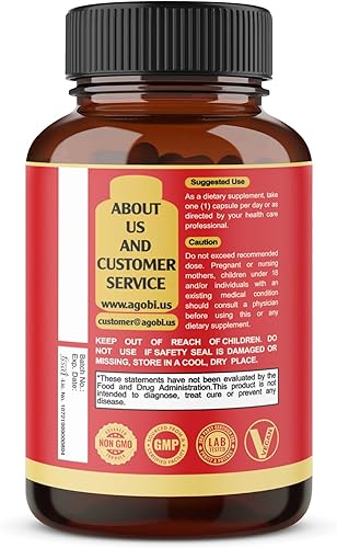 Miniatura 8 de agobi D-manosa 1300 mg con suplemento de arándano de 200 mg - 60 cápsulas - Apoyo para la salud de las infecciones urinarias, el sistema