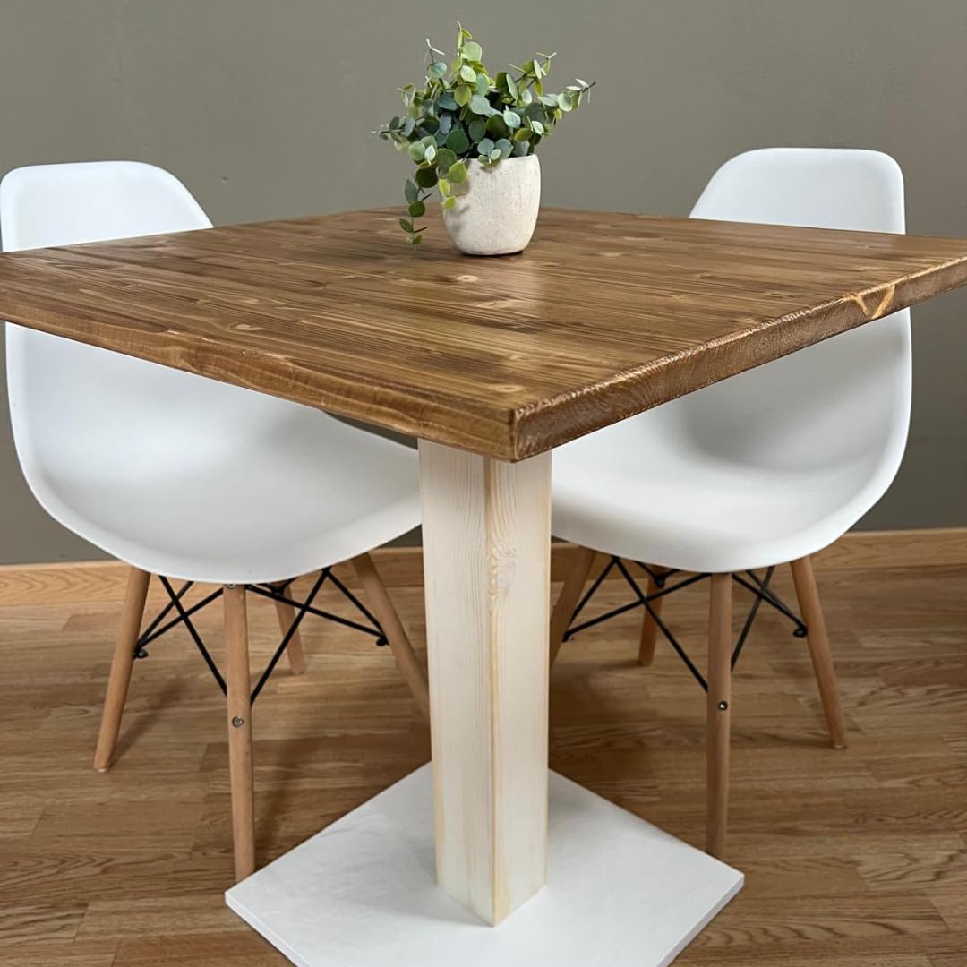 Table De Bar, Table De Bistro, 60 X 60 X 45 Cm, Carrée, Peut