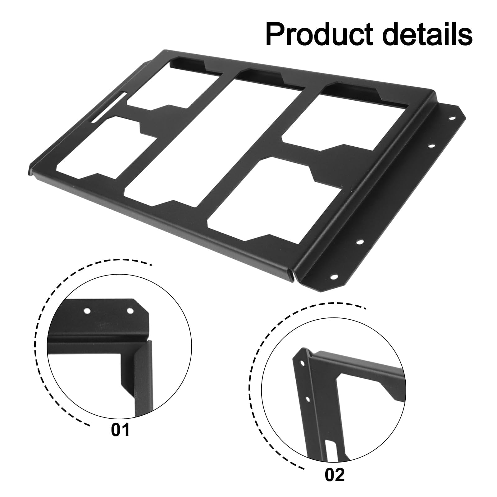 Werkzeugkastenhalter Installationsplatte für Packout, Aluminiumlegierung Montagehalterung für Toolbox Aufbewahrungssystem für Milwaukee Werkzeugkasten Halterung für Packout Montageplatte für Auto Werk
