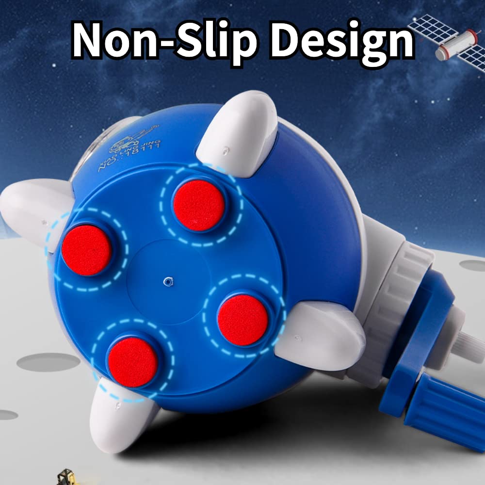 Manual Pencil Sharpener - Cute Pencil Sharpener With Pencil Saver Suitable For Colored Pencils(6-8mm), Kawaii Adorable For Pupil Students/Primary School/Classroom Back To School (Red-Rocket
