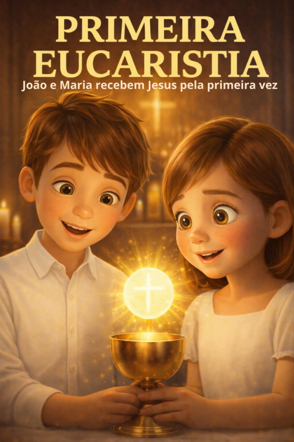 PRIMEIRA EUCARISTIA: João e Maria recebem Jesus pela primeira vez (CAMINHOS DE LUZ)