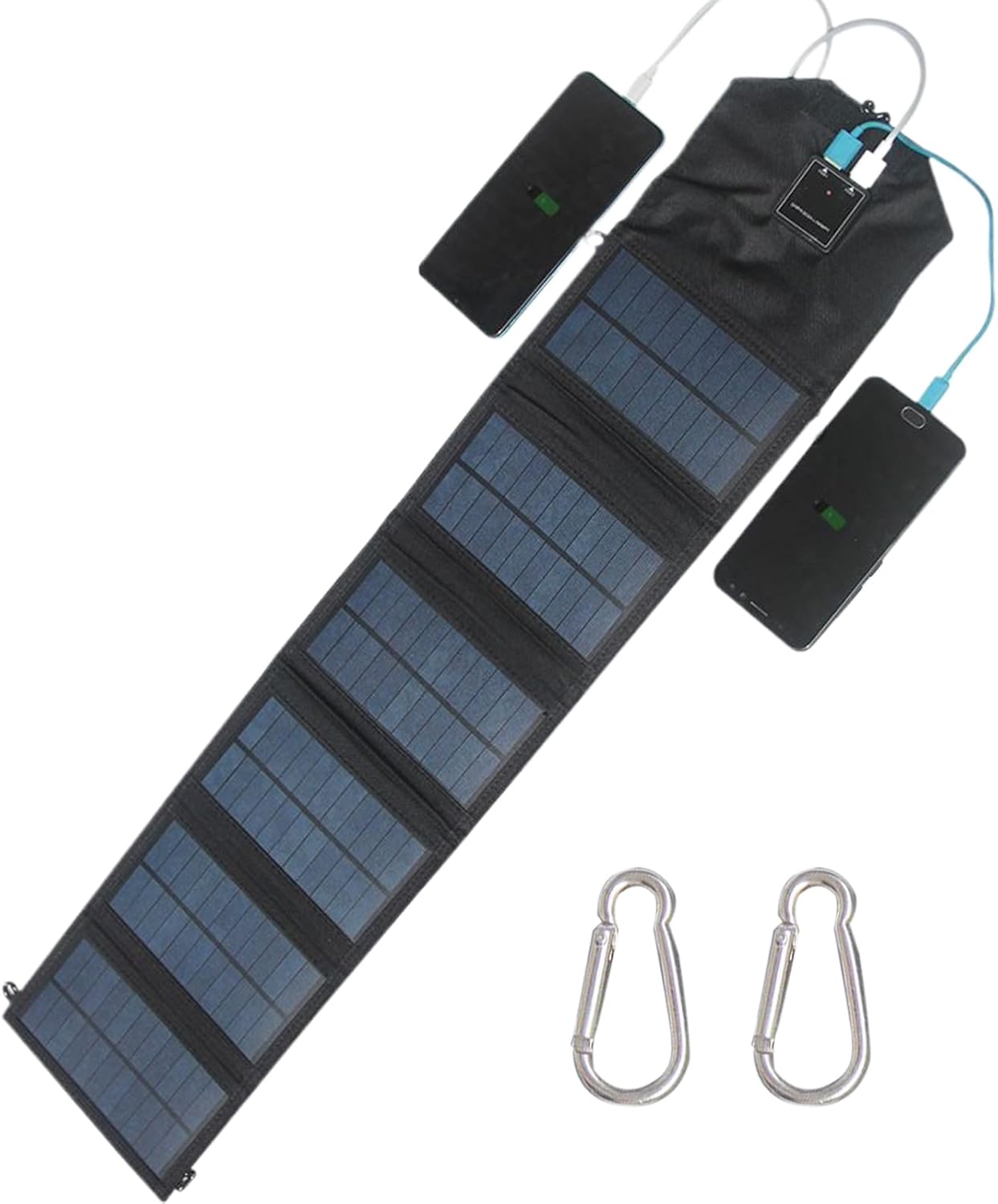 Solar Panel Charger,Portable Foldable USB Charger | 120W Type-C Outlet Phone Solar Panel | for Phone Battery Travel Camping Hiking Fishing Picnic Backpacking