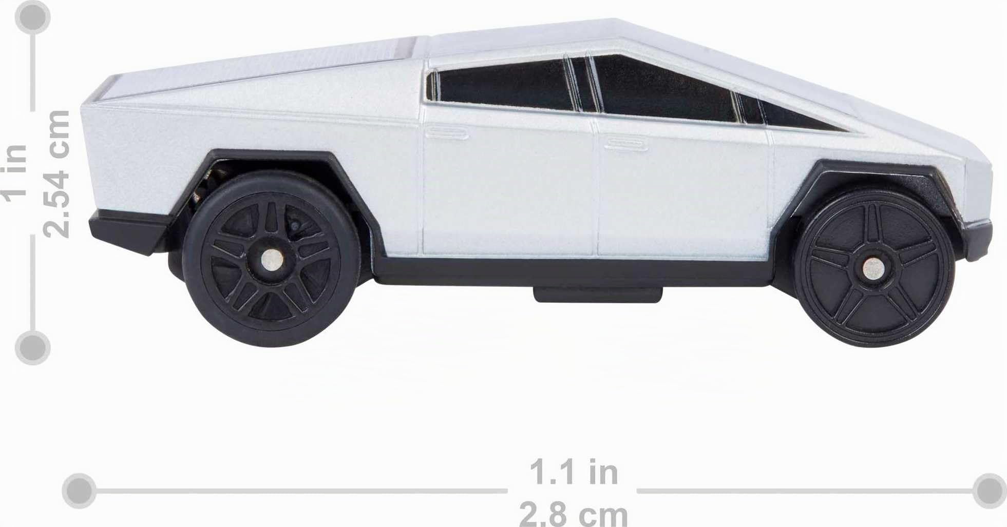 Hot Wheels RC Cybertruck radiocontrol Coche de Juguete teledirigido con Mando, +5 años (Mattel HJT84)