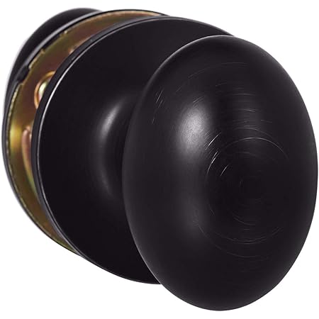 10 Pack Modern Door Knob Passage Door Knob, Black Closet - View #8