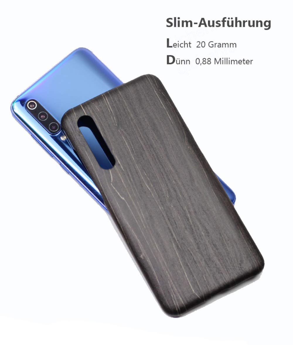 Qichenlu Holz-Hülle Für IPhone 15 Plus – Rosewood Mit Aramidkern, Ultradünn