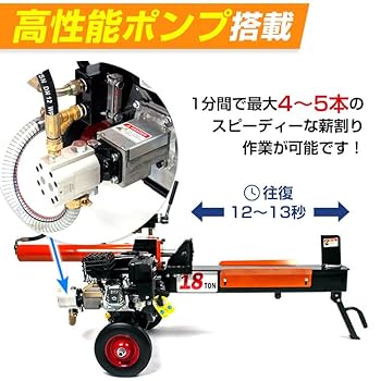 薪割り機 ユアサプライムス.com｜シンセイ エンジン式 薪割り機 EPL7T-49