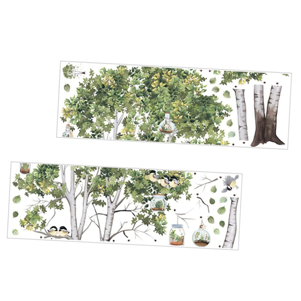 VILLCASE 2 Set Decorazioni Murali Adesive Fresco Adesivi Murali Rimovibili E Ufficio Facili Da Applicare E Impermeabili 2 Pezzi * 2
