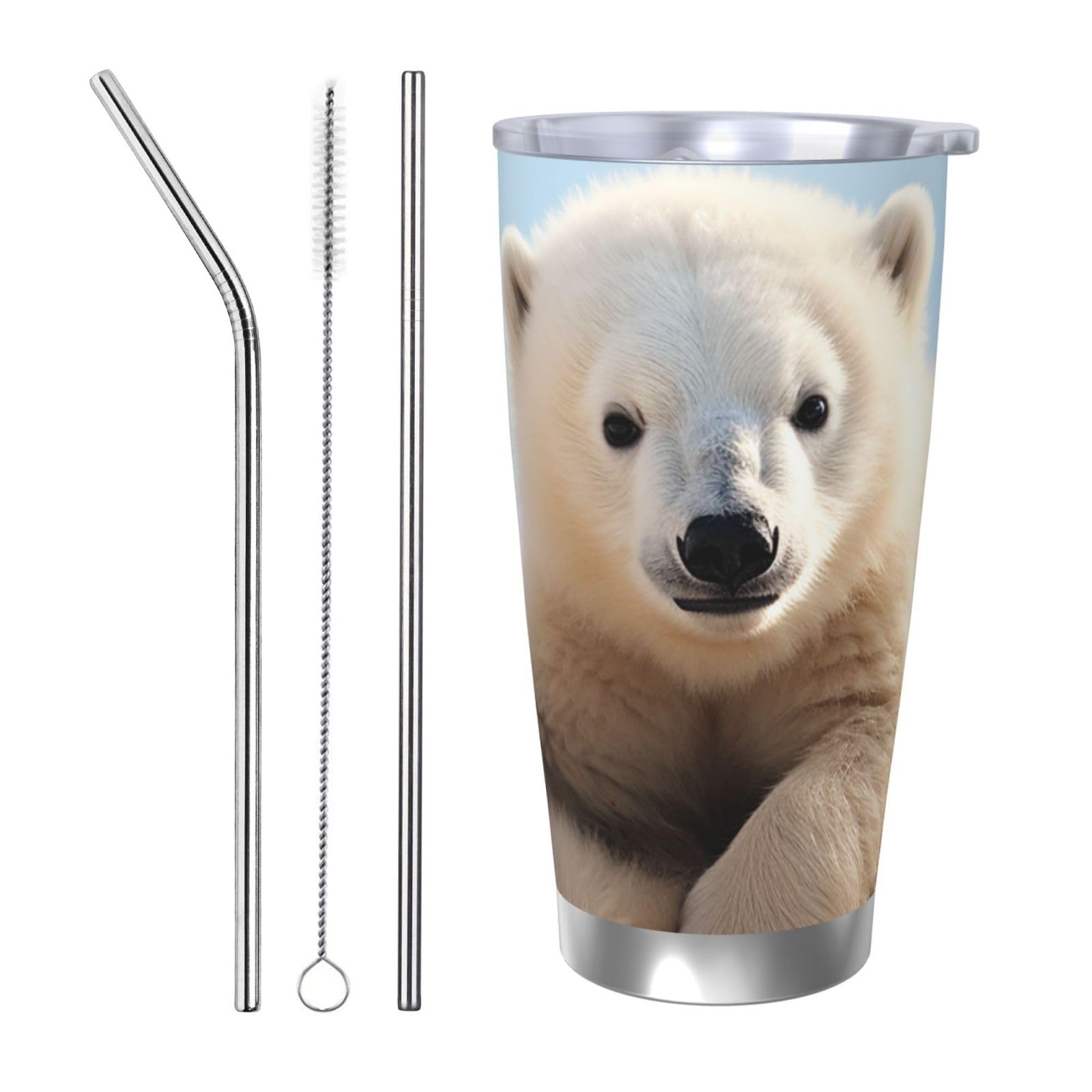 Amazon.com | UNIOND Cute Polar Bear Animals Print 20 Oz Insulated