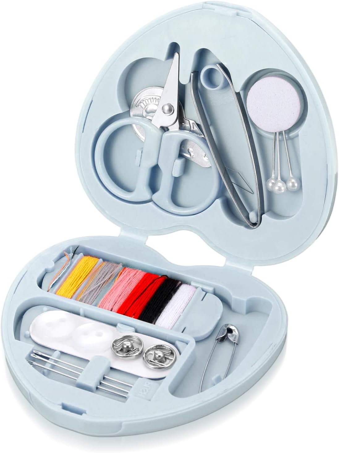Tyqour Small Mini Sewing Kit Travel for Adults, Small Sewing Kit Travel Size Portable Tiny Thread Needle Repair Kits for Women Wedding Starter Mom Traveling Beginner Traveler Hotel