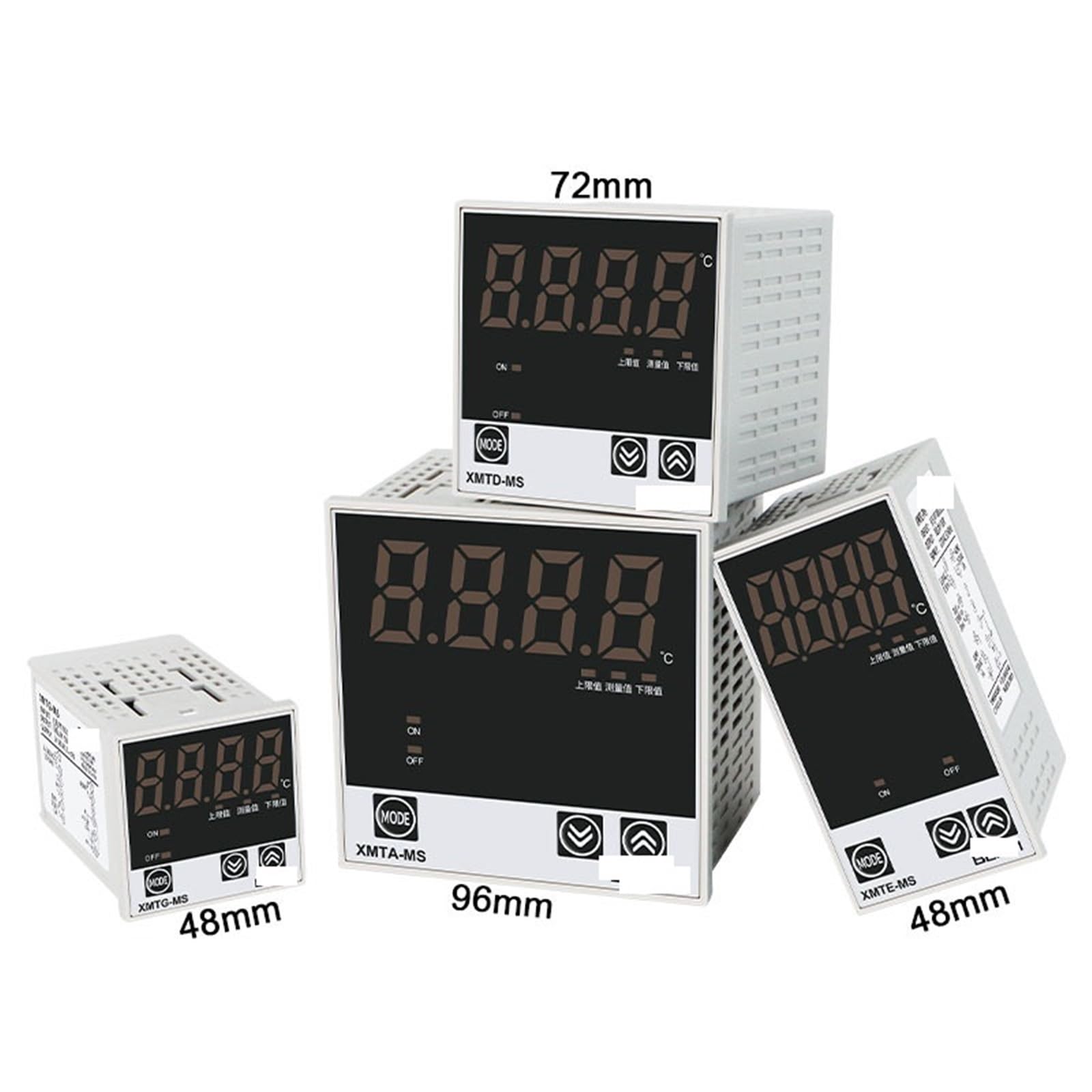 1 Uds controlador de temperatura Digital Pid XMTG-M XMTE-M XMTD-M XMTA-M 220V AC termostato de Control de doble salida XMTG-MS XMTE-MS XMTD(XMTA-M 96x96mm)