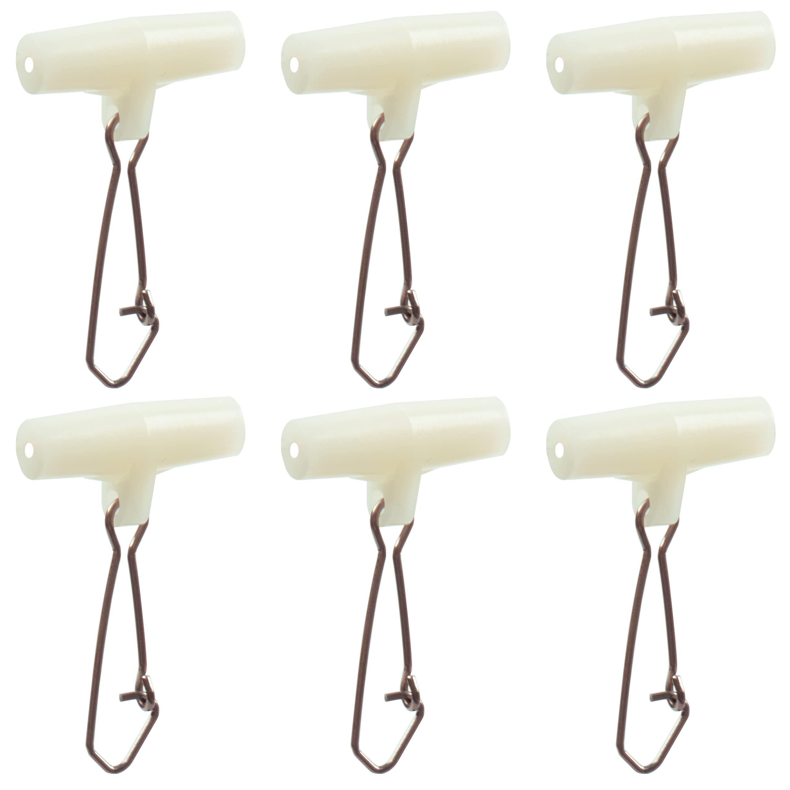 Fishing Line Sinker Slides,30pcs Heavy Duty Sinker Slider Swivel Kit with Duo Lock Hooked Snaps Saltwater Sinker Weights Connector for Catfishing Rig