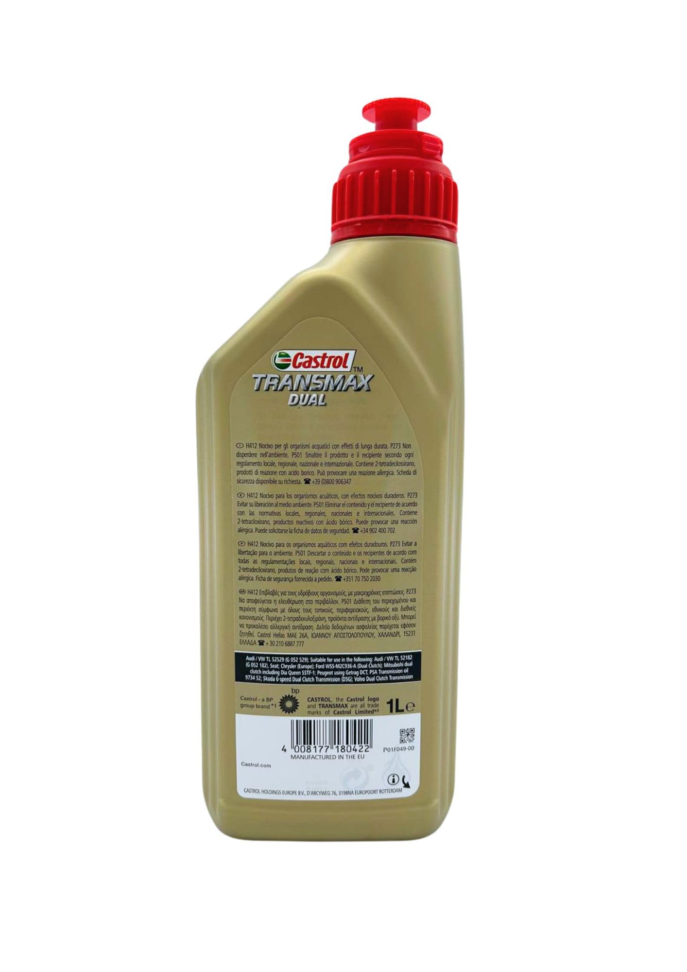 LUBRIALPHA Castrol Transmax Dual 3 Litri