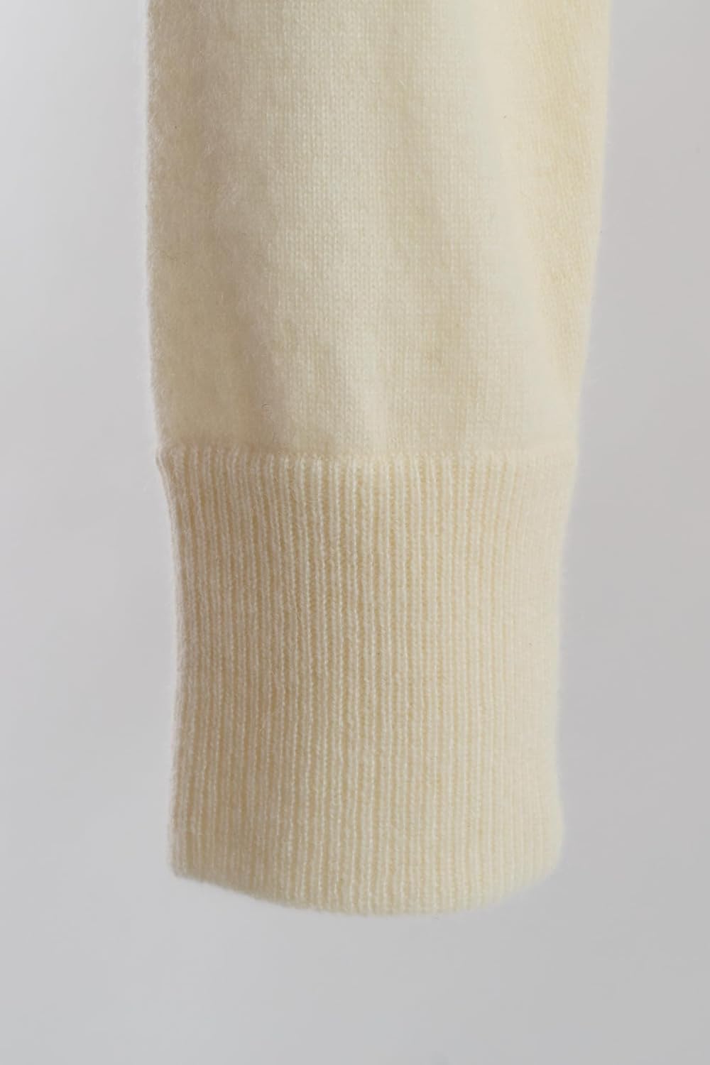 JENNIE LIU Women's 100% Pure Cashmere Long Sleeve Zip Hoodie Cardigan Sweater - Image 5