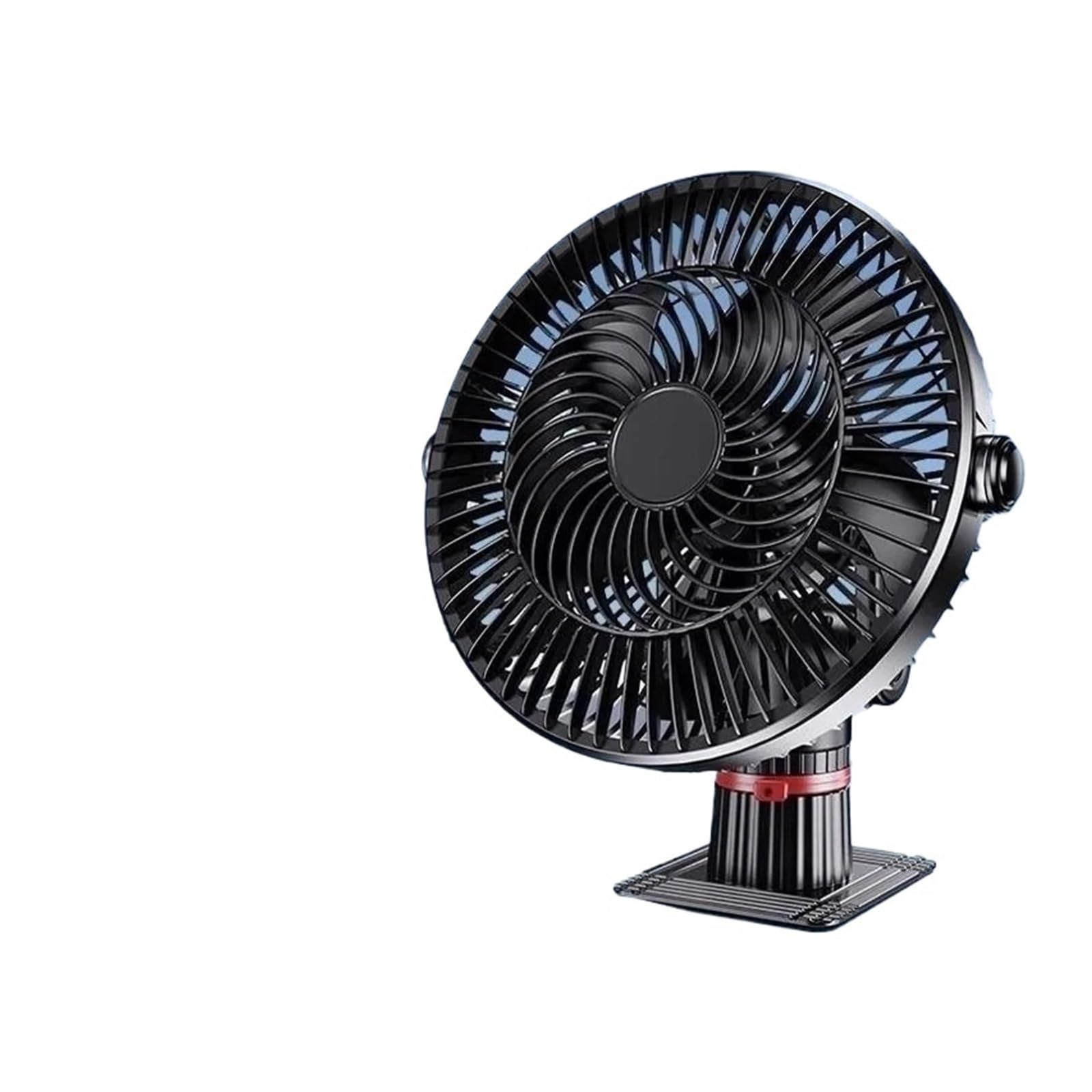 Ventilatore Doppia Testa Rotante A 360 Gradi Auto Ventilatore per Auto Potente Raffreddamento E Silenzioso Pieghevole Montato A Parete | Per il bagno e la cucina del dormitorio dell'ufficio del camion