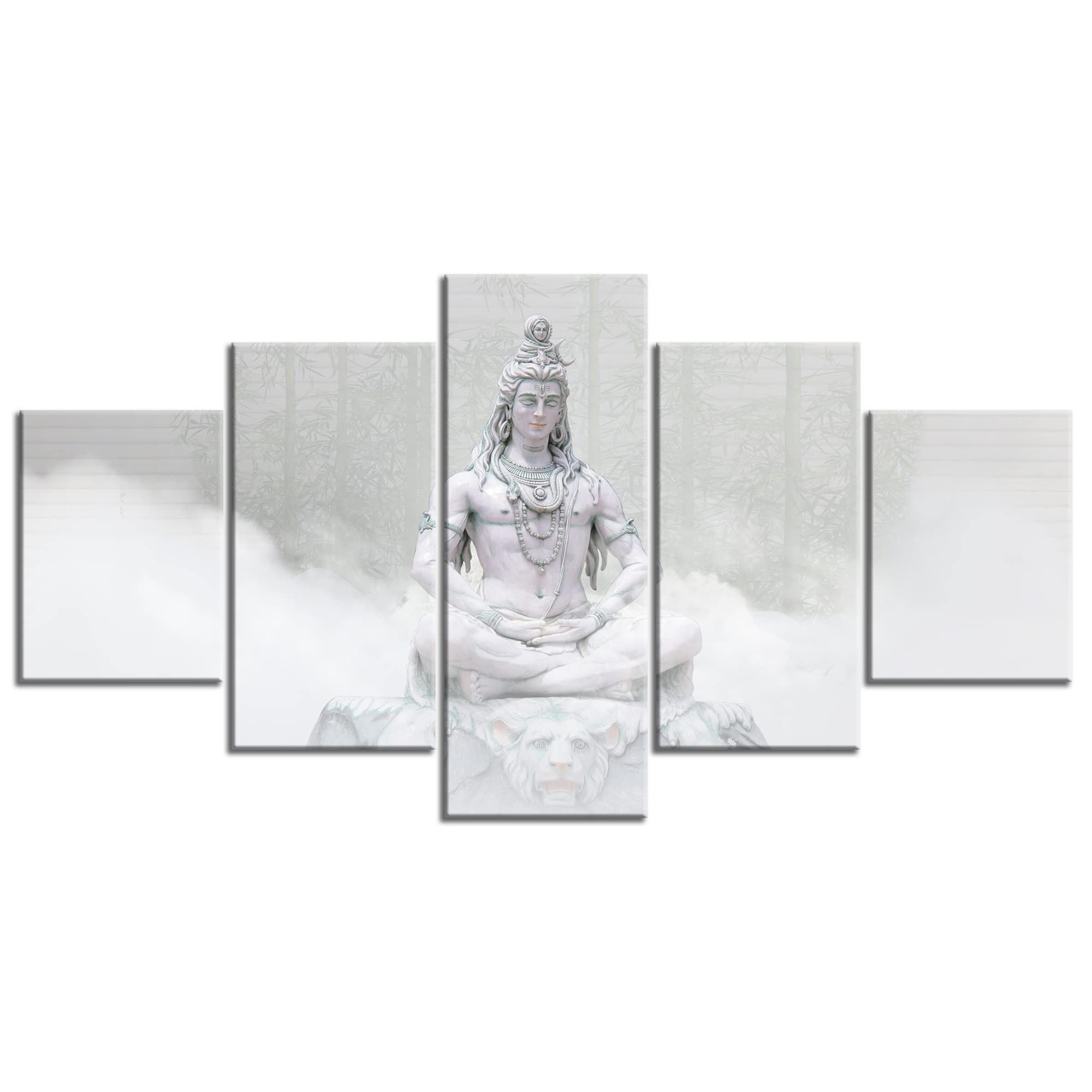 Lord Shiva Canvas Wall Art Hindu God Shiva Poster Wall Decor Pictures ...