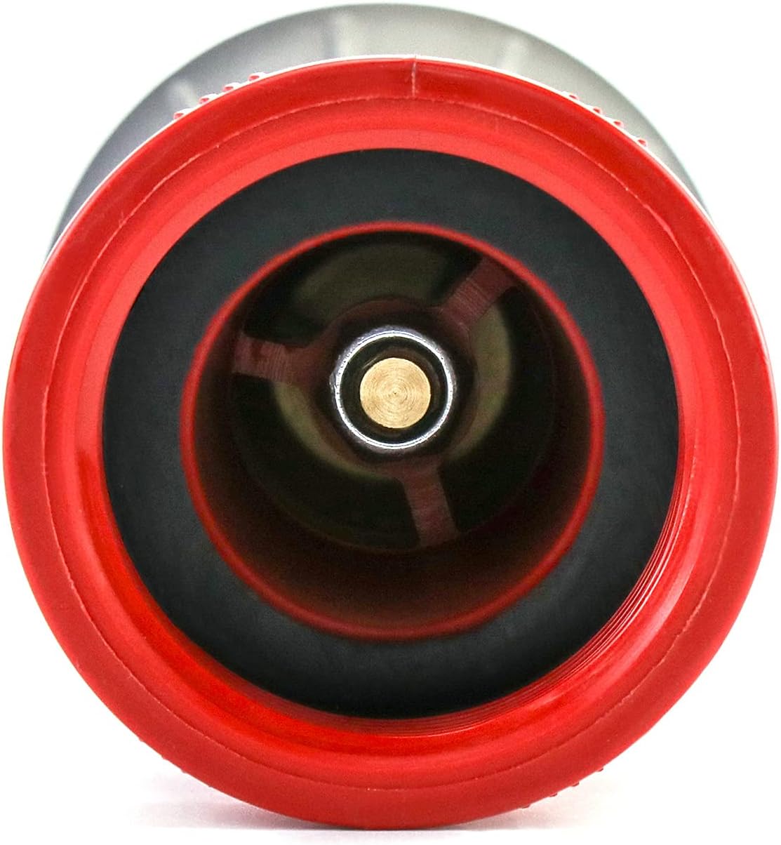 QWORK Fire Hose Nozzle, 1-1/2" Heavy Duty NPSH Thermoplastic Constant Flow Fog Nozzle, Fire Equipment, 2 Pack
