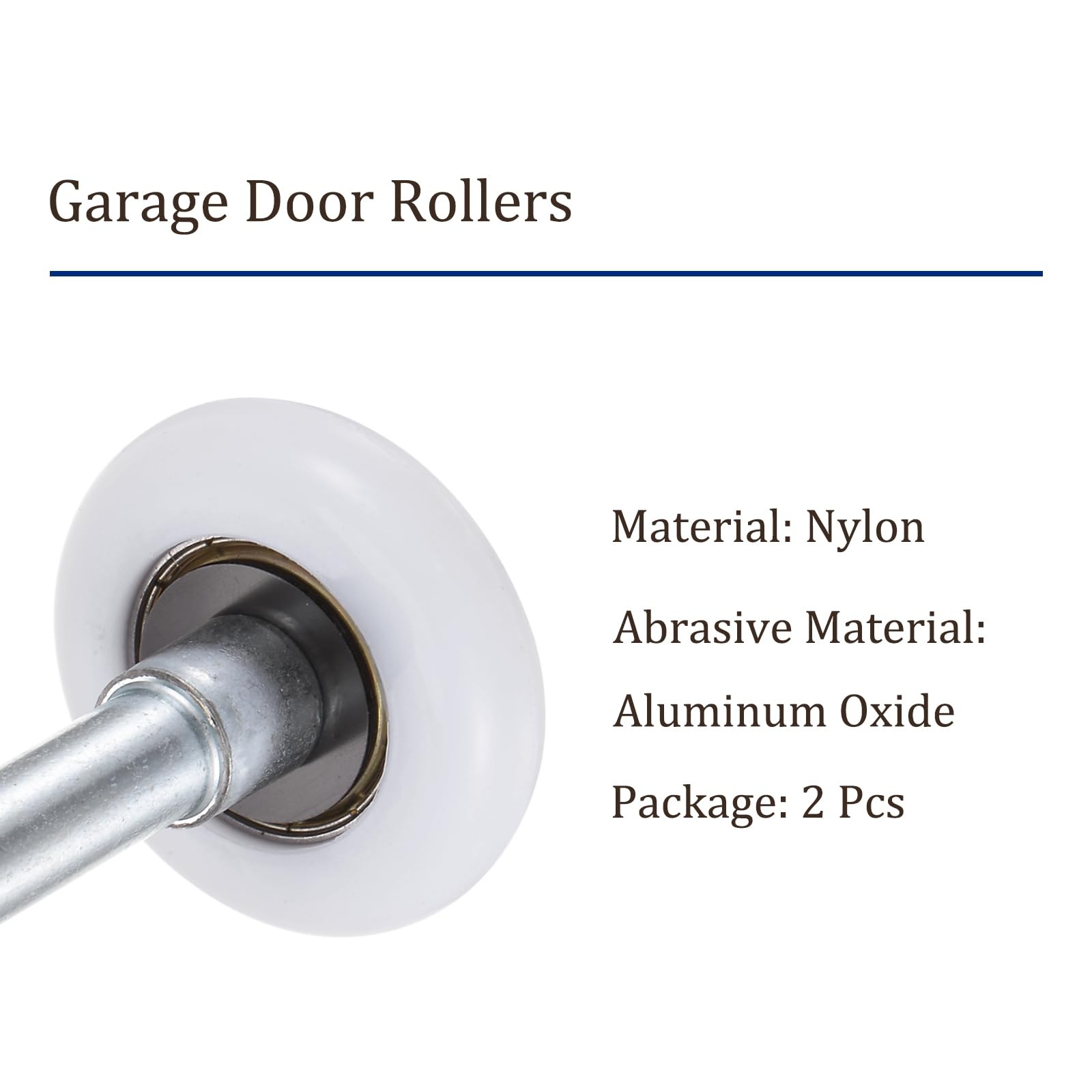 Kozelo 2 Pcs Nylon Garage Door Rollers - Image 2