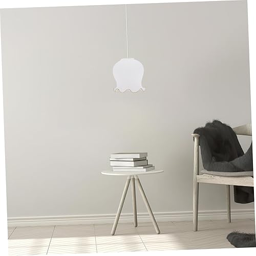 Miniatura 8 de Uonlytech Cubierta de lámpara de cristal para lámpara de araña diseño floral llamativa luz suave fácil de instalar