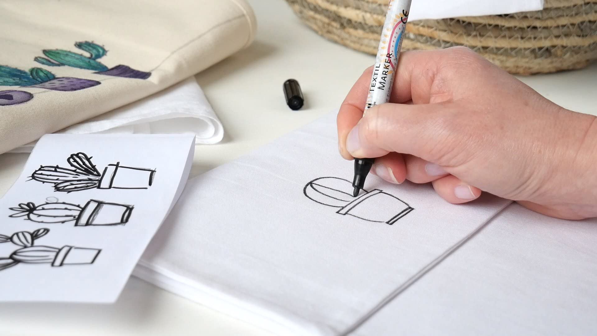 Image secondaire de Marqueur Textile KREUL Vert - Crayon à Peindre pour Tissus Clairs