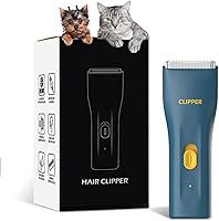 Vista 8 de Cilppers de aseo para perros, prácticos y potentes kits de recortadora eléctrica de pelo para mascotas, impermeables, inalámbricas, recargables