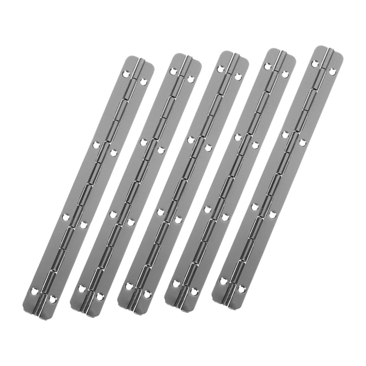 FUNOMOCYA 5 Pcs Piano Hinge Cabinet Hinges Heavy Duty Hinge Hinges for Cabinet Doors Hinges for Wood Long Hinges Metal Hinges for Boxes Metal Hinges for Crafts Piano Metal Hinge Iron Black