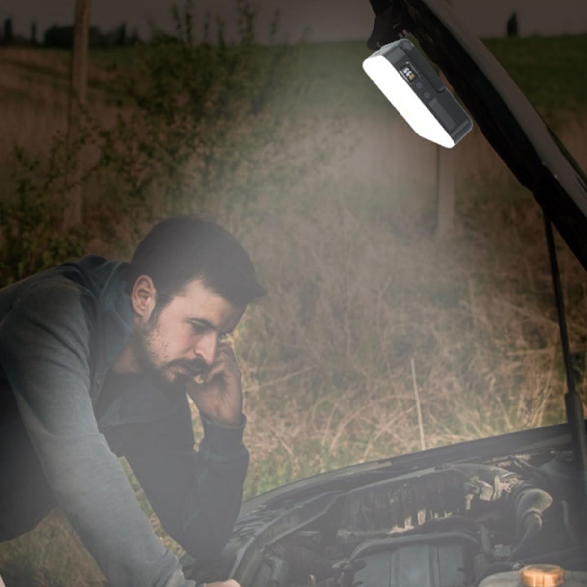Wiederaufladbare Zeltlampe 13500mah mit Solarladung, Tragbar