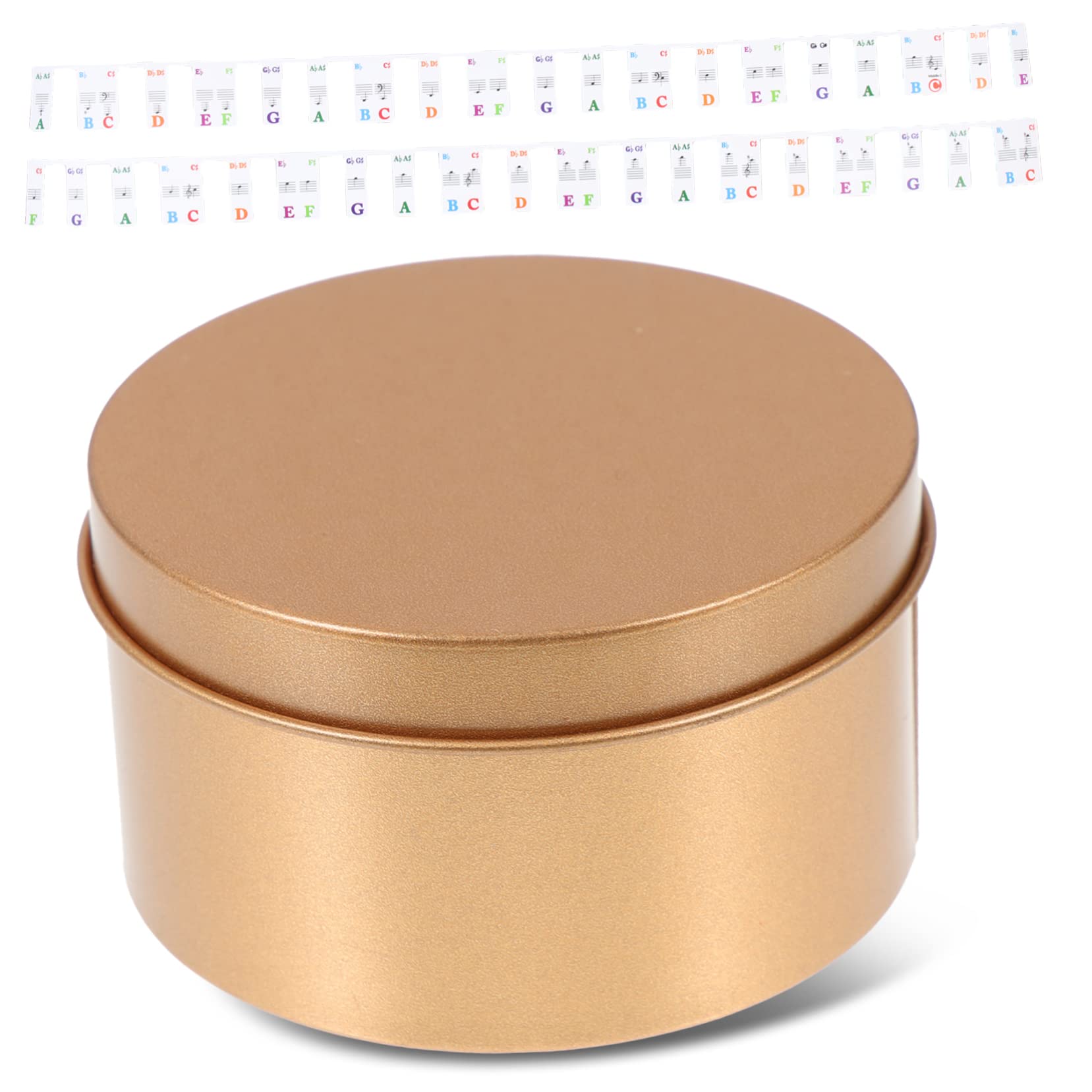 Amazon.com: SHOWERORO Piano Stickers Piano Keyboard Note Strip Piano  Keyboard Decals Piano Key Decals 61 Keys Keyboard Stickers Letter Sticker  Piano Learning Supplies Paste Free Staff Metal Key Bar : Musical Instruments