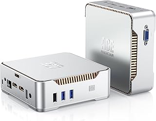 Mini PC Windows 11 Pro, Intel New 11th Processor N5105 (4C/4T, Up to 2.9Ghz), 8G RAM 512G M.2 SSD Mini Desktop Computer, 4K Triple Display Dual HDMI VGA USB 3.0 WiFi 5 BT 4.2, Support Auto Power On