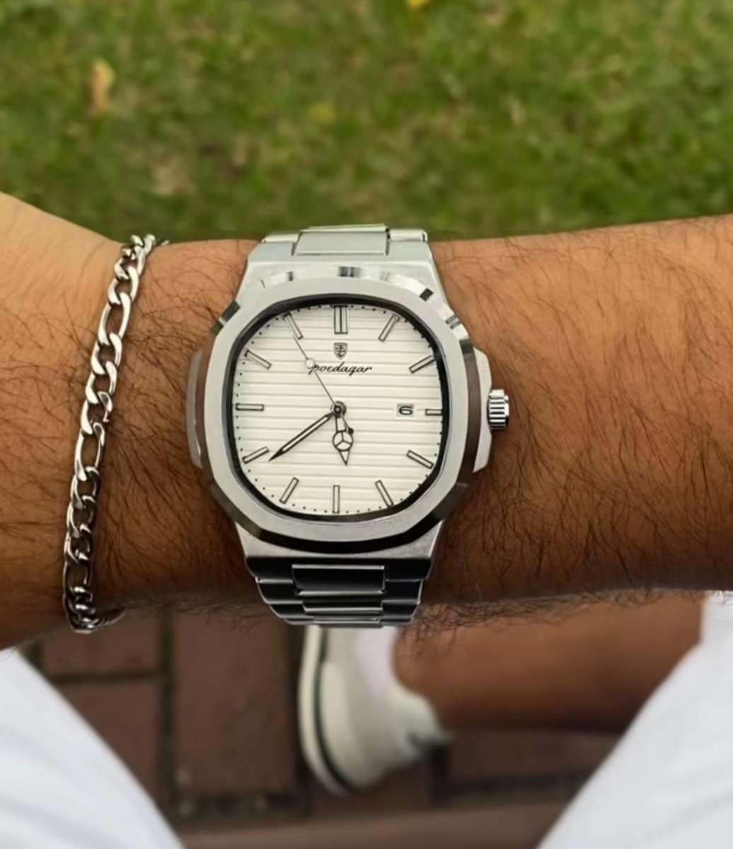 Relógio masculino de luxo original Poedagar prateado aço inoxidável moda homem casual em promoção! Veja a oferta e mais achadinhos de Relógios de pulso 4 Hoje é o melhor dia para comprar Relógio masculino de luxo original Poedagar prateado aço inoxidável moda homem casual com aquele preço maroto! Promoção! Aproveite a oferta! 4