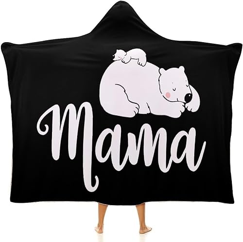Miniatura 1 de Manta con capucha de Mama Bear para sofá y ropa de cama