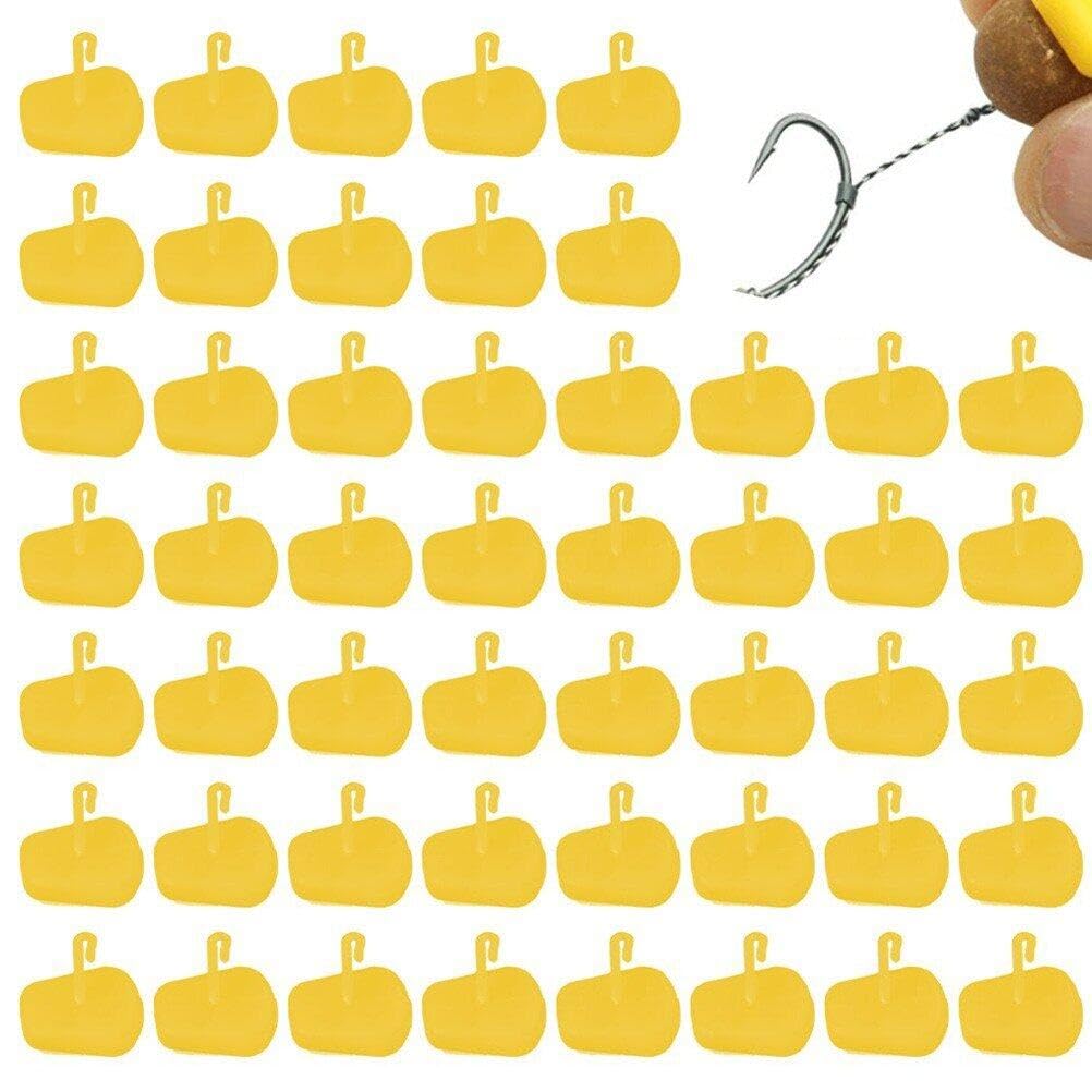 Wudaizhi Yellow Simulation Fake Soft Baits 50Pcs Corn Carp Bait Artificial Fake Corn Fishing Lure Carp Baits Up Boilies Lure Hair Rig